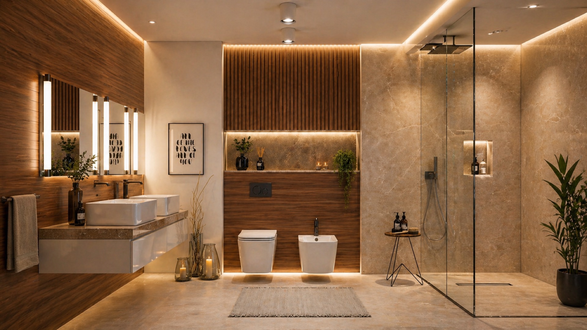 Wall-Hung Toilet — Where the Floor Stays Clean